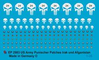 Punisher Patches US Army Iraq - Afghanistan - Image 1