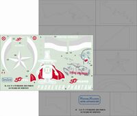 F-4 Turkish Air Force 50 years of service decals + masks - Image 1