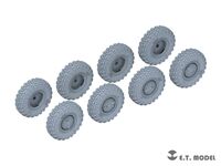 Russian BTR-80 APC - Weighted Road Wheels Narrow (for Trumpeter Kit) - Image 1