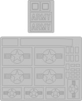 H-21C Shawnee "Flying Banana" Vietnam marking masks for Italeri