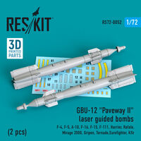 GBU-12 Paveway II Laser Guided Bombs (2pcs) (F-4, F-5, A-10, F-16, F-15, F-111, Harrier, Rafale, Mirage 2000, Gripen, Tornado, Eurofighter, Kfir) - Image 1