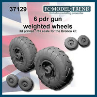 6 Pdr Gun Weighted Wheels (For Bronco) - Image 1