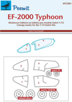 Canopy mask for EF-2000 Typhoon Italeri