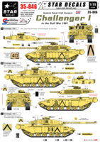 Challenger I in Gulf War 1991. QRIH. Challenger I Mk 3.