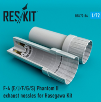 F-4 Phantom II (E/J/F/G/S) exhaust nossles for  Hasegawa Kit - Image 1