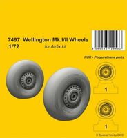 Wellington Mk.I/II Wheels for Airfix kit - Image 1