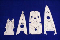 German Battleship Bismarck - Wooden Deck (designed to be used with Tamiya kits) - Image 1