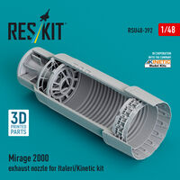 Mirage 2000 Exhaust Nozzle For Italeri/Kinetic Kit (3D Printed) - Image 1