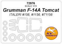 Grumman F-14A Tomcat (ITALERI #156, #1156, #71156) + wheels masks - Image 1