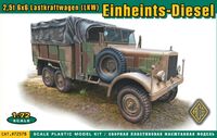 2,5t 6x6 Lastkraftwagen (LKW) Einheints-Diesel - Image 1