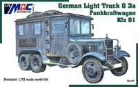 German Light Truck G3a Funkkraftwagen Kfz 61 Radio Car