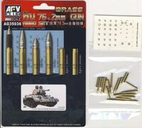 BRASS Ru 76.2mm Gun AMMO SET - Image 1