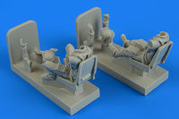 German Luftwaffe Pilot & Operator with seats for Me-262B-1A/U1 Figurines HOBBY BOSS - Image 1