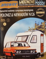 Samochd osobowy z przyczep kempingow Polonez & Niewiadw N126